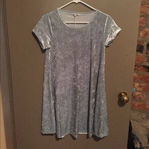 Velvet baby doll dress